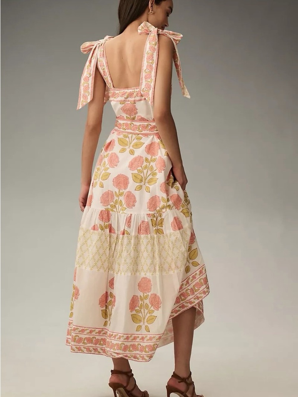 Sue Sartor Tie-Shoulder Sundress